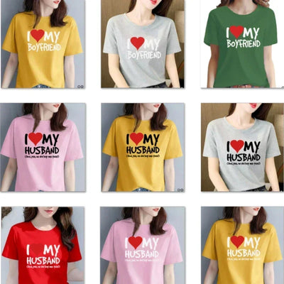 I Love My Husband Boyfriend WOMENS T shirt