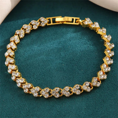 Luxury Jewelry for Women Roma Silver Color Charm Bracelet