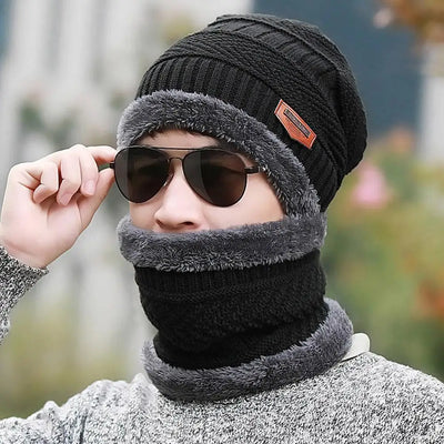 Winter Beanie Hat For Men Knitted Hat Winter Cap