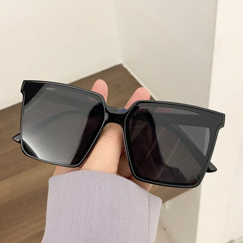 Vintage Big Frame Square Sunglasses