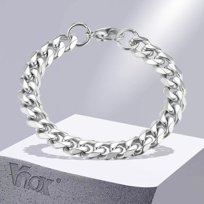 Vnox Solid Stainless Steel Bracelets for Men