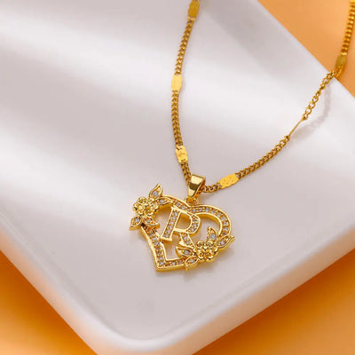 Initial Letter Necklaces