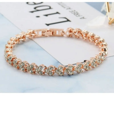 Luxury Jewelry for Women Roma Silver Color Charm Bracelet