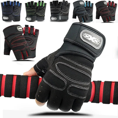 Gym Gloves for Men Women Fitness Weight Lifting Wristband Gloves