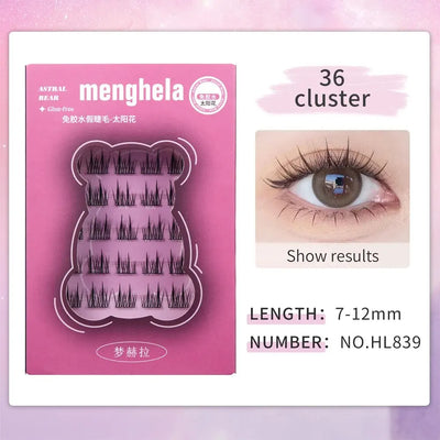Fairy Glue-free False Eyelashes Easy To Rebound No Need To Remove Segmented