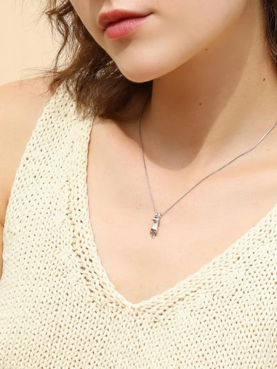 Silver Plated Necklaces for Women Cat Jewelry for Women Cat Accessories