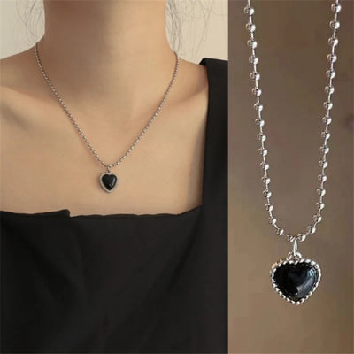 Silver Color Necklaces For Women CZ Zirconia Cross Pendant