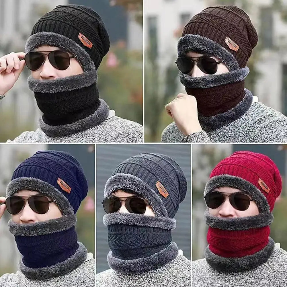 Winter Beanie Hat For Men Knitted Hat Winter Cap