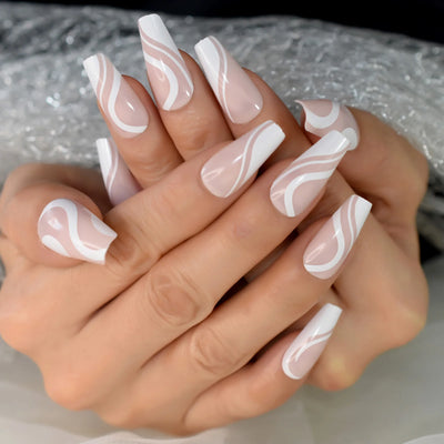 iMABC press on fake nails a great number of patterns hand art for women and girls